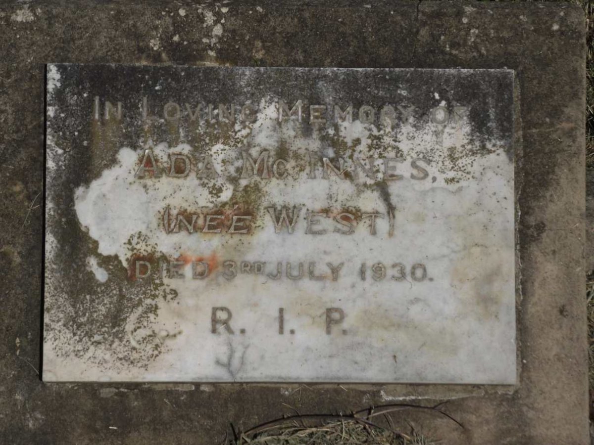 McINNES Ada nee WEST -1930