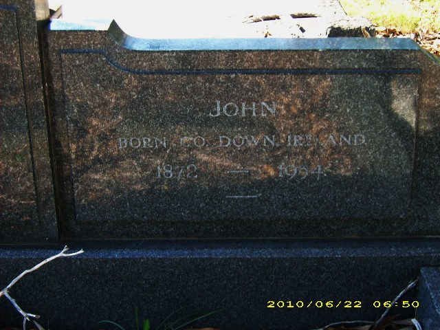 McCOY John 1872-1954