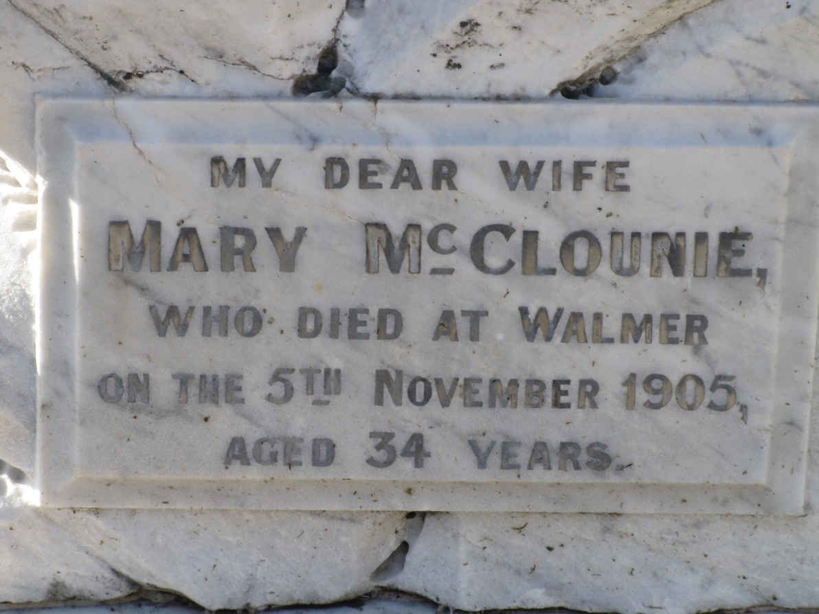 McCLOUNIE Mary -1905