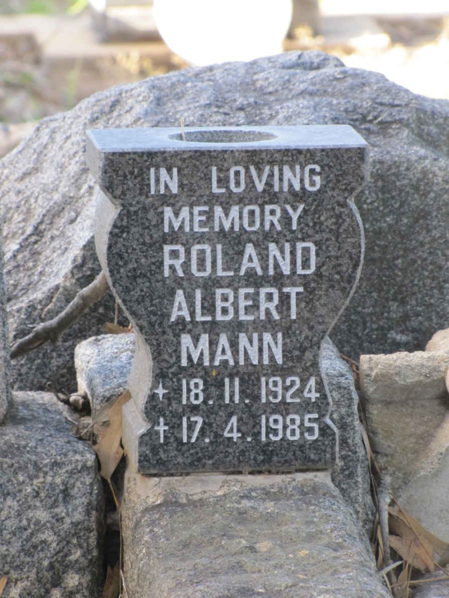 MANN Roland Albert 1924-1985
