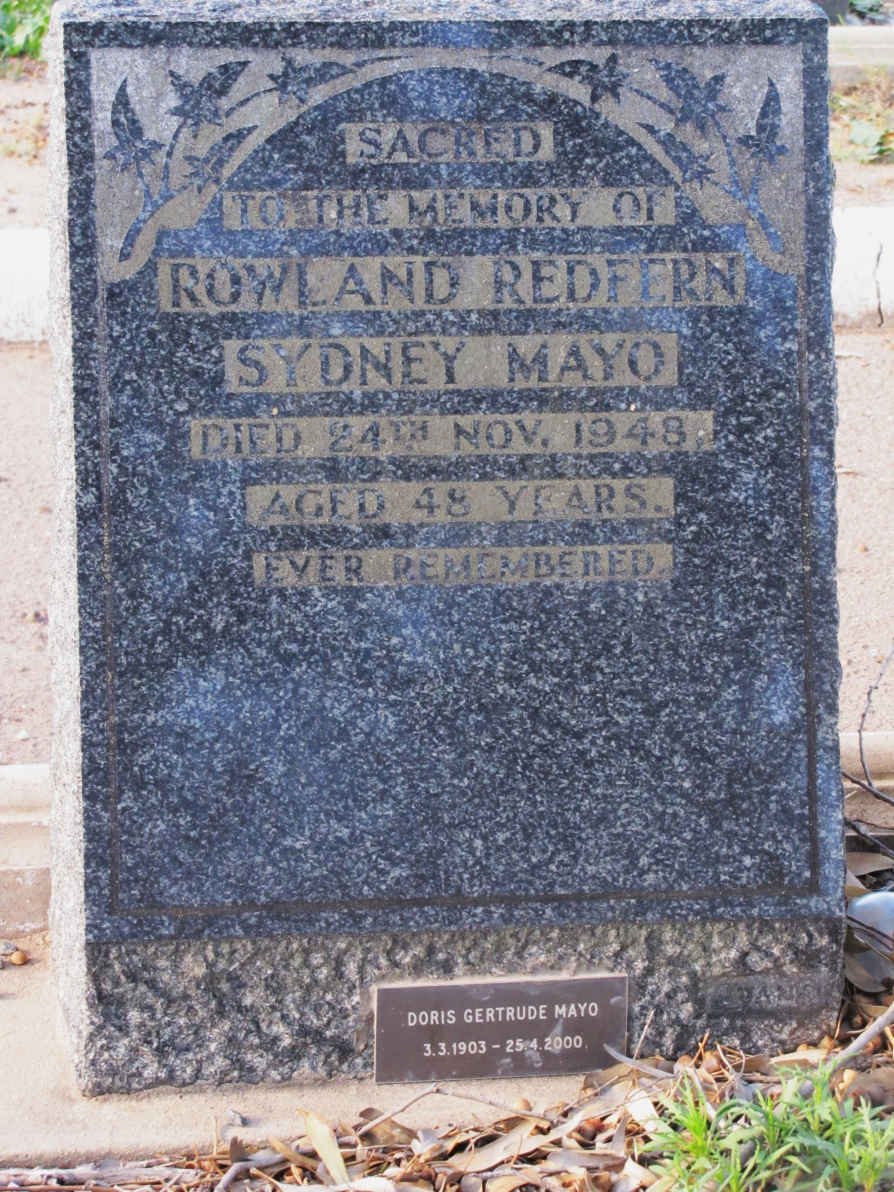MAYO Rowland Redfern Sydney -1948