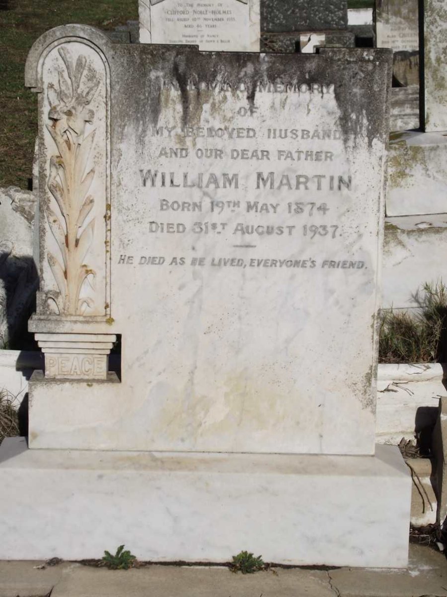 MARTIN William 1874-1937