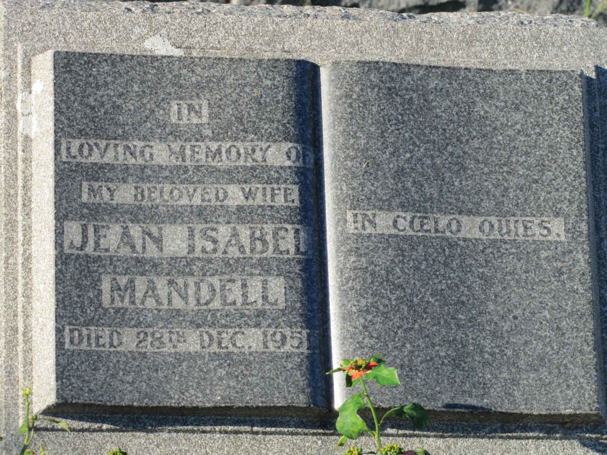 MANDELL Jean Isabel  -1951