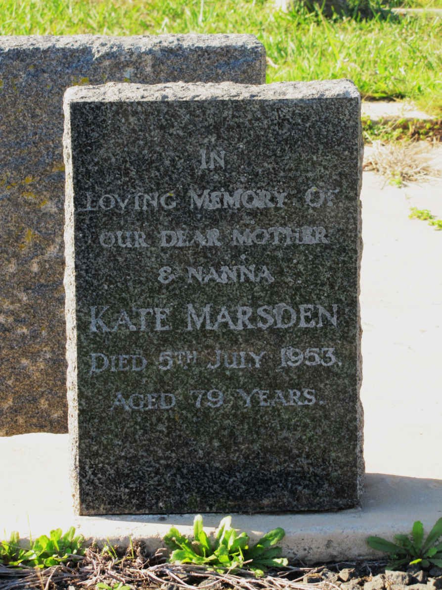 MARSDEN Kate -1953 