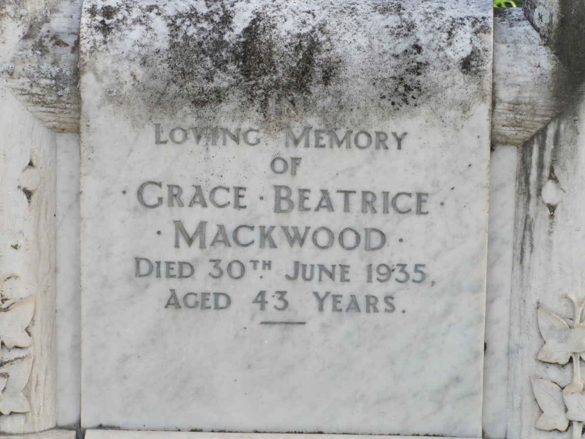 MACKWOOD Grace Beatrice -1935