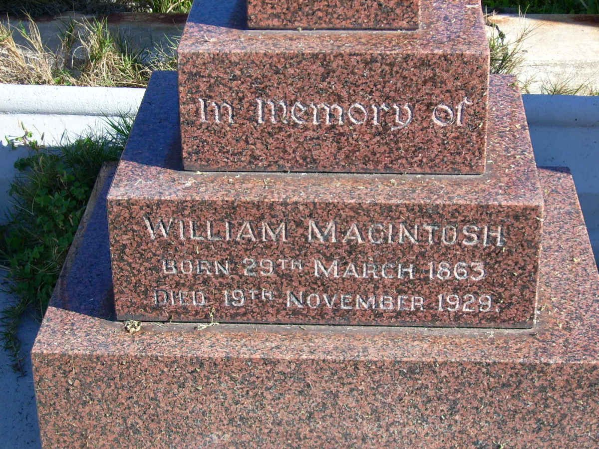 MACINTOSH William 1863-1929