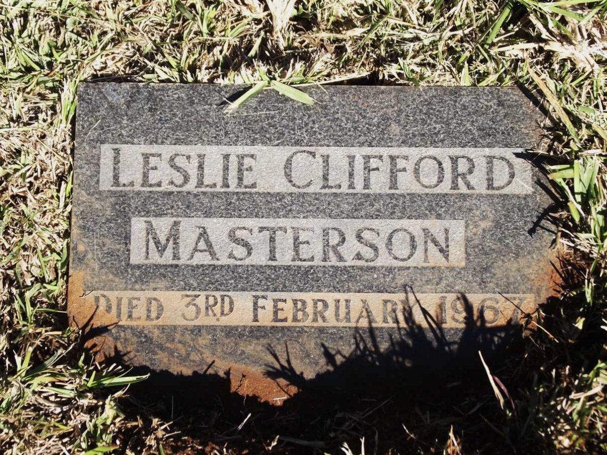MASTERSON Leslie Clifford -1967