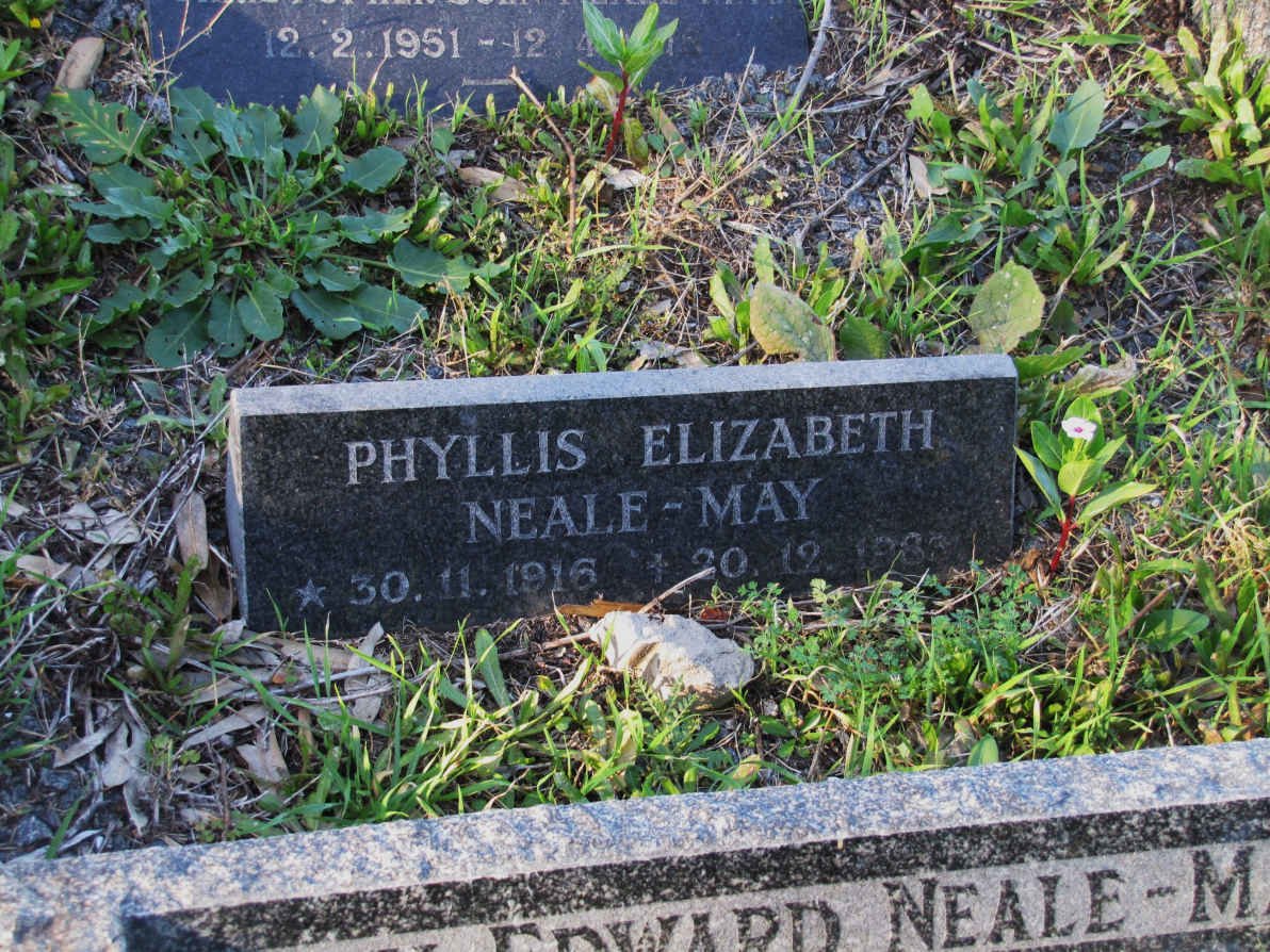MAY Phyllis Elizabeth, Neale 1916-1983