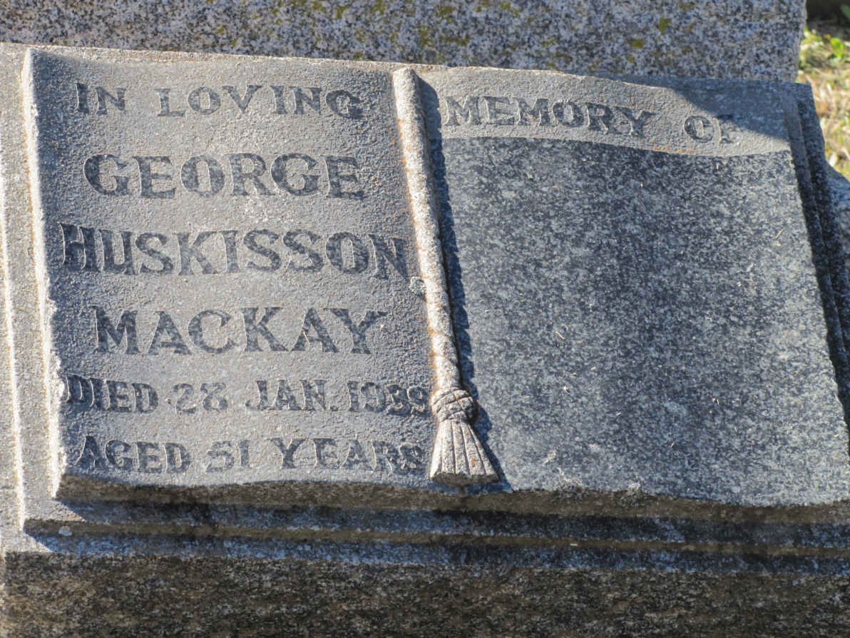 MACKAY George Huskisson -1939