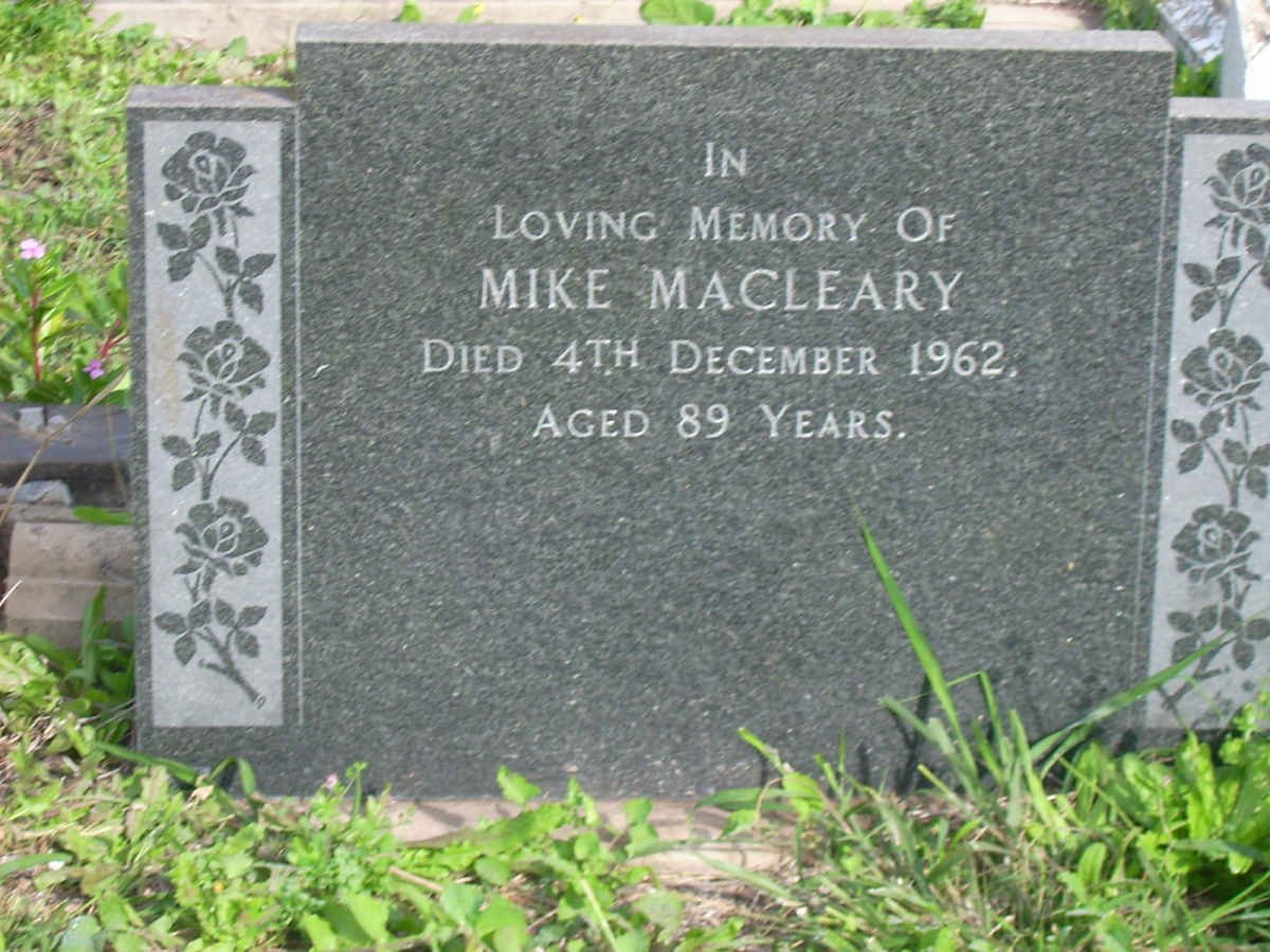 MACLEARY Mike -1962 