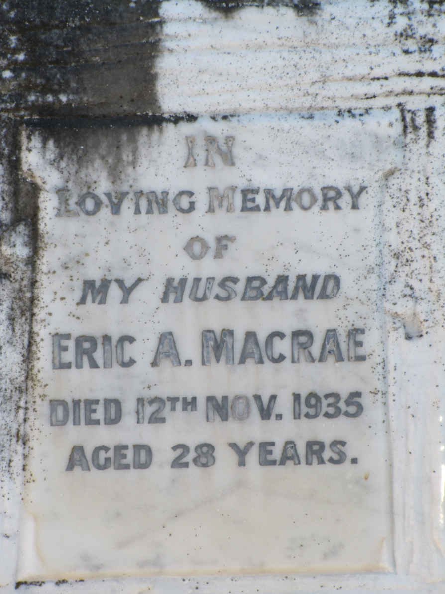 MACRAE Eric A. -1935