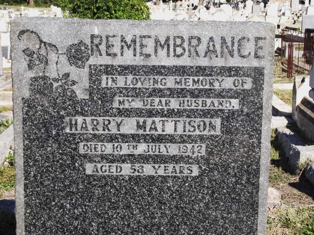 MATTISON Harry -1942