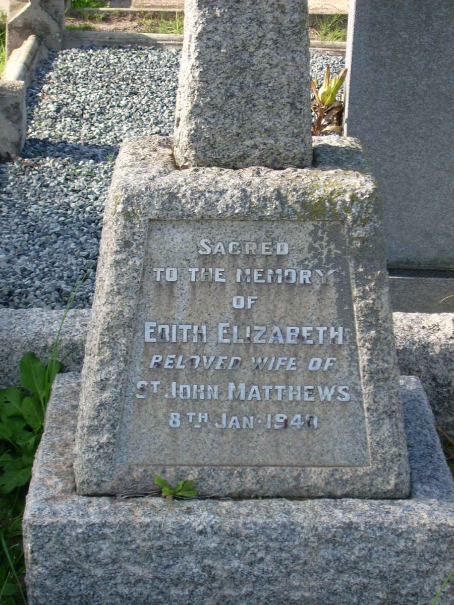 MATTHEWS Edith Elizabeth -1941