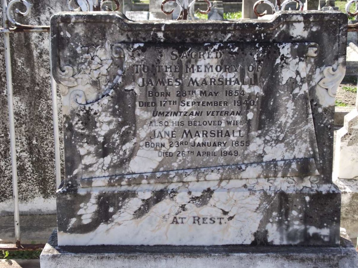 MARSHALL James 1854-1940 &amp; Jane 1855-1949