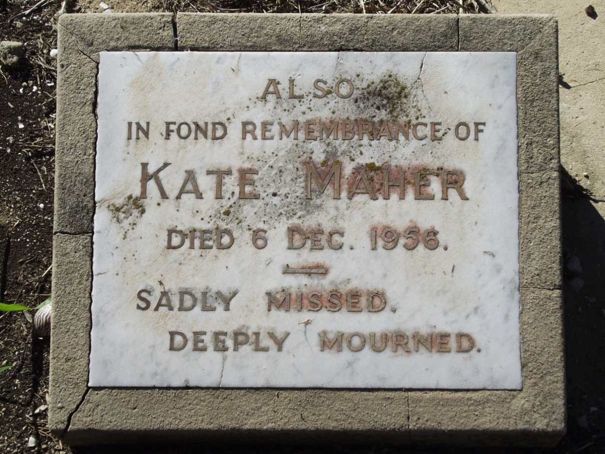 MAHER Kate -1956