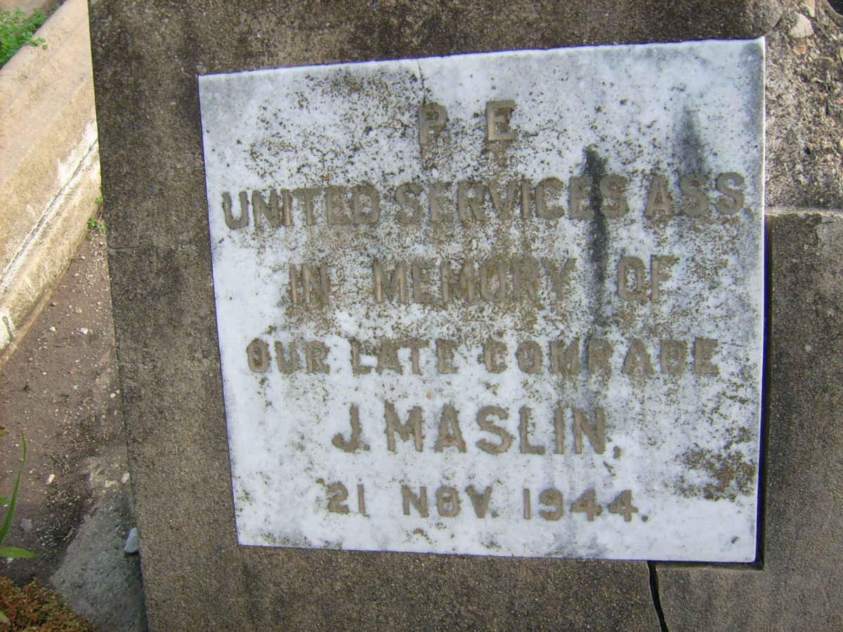 MASLIN J. -1944 