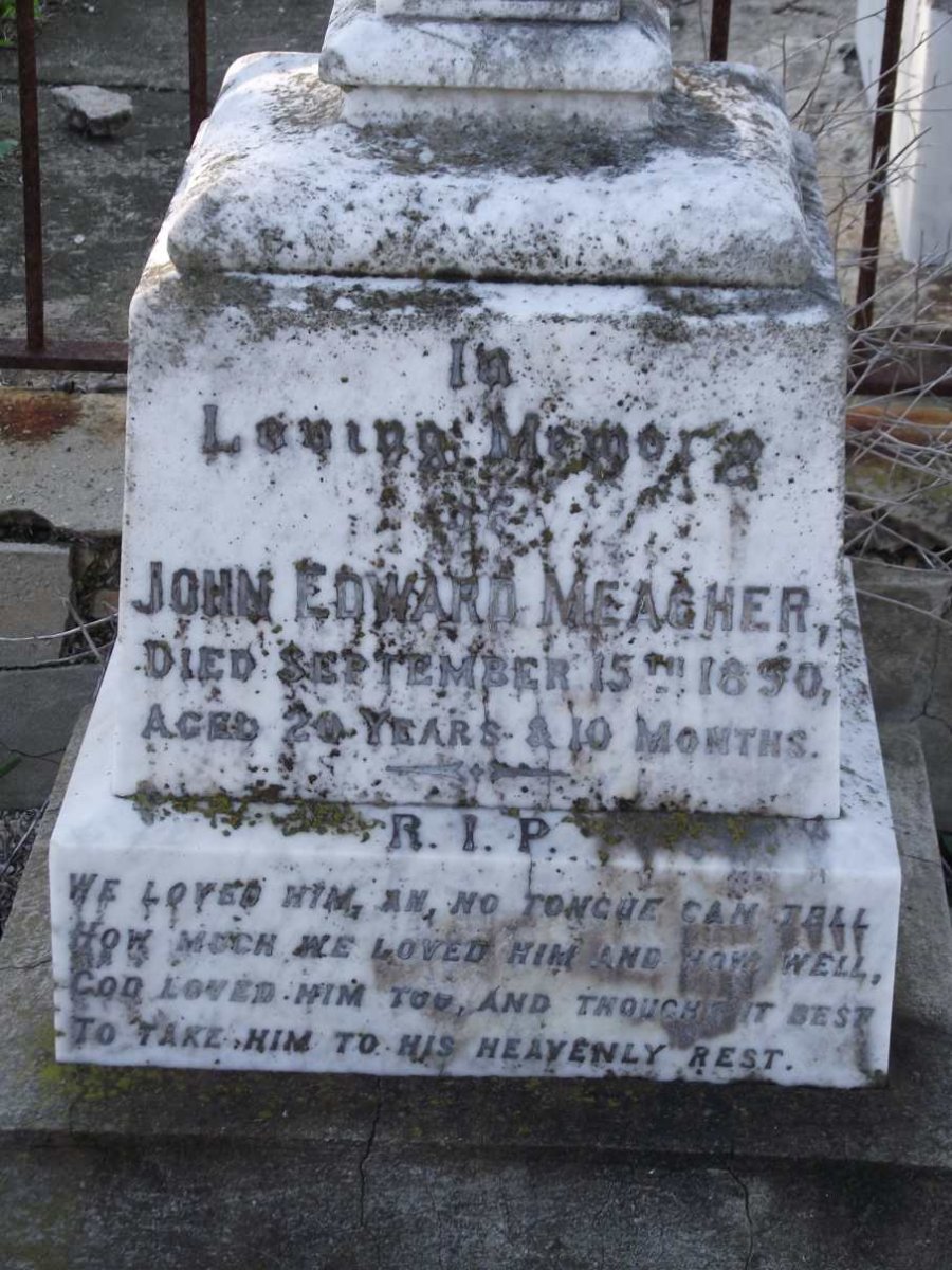 MEAGHER John Edward -1890