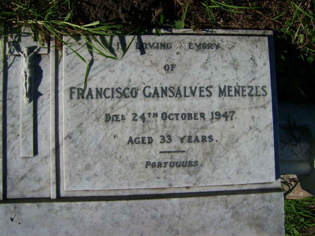 MENEZES Francisco Gansalves -1947