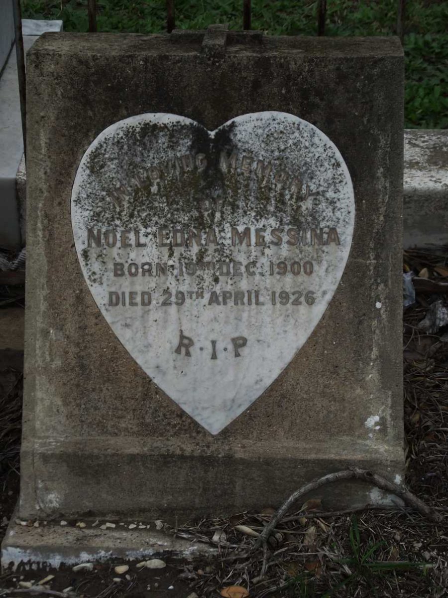 MESSINA Noel Edna 1900-1926