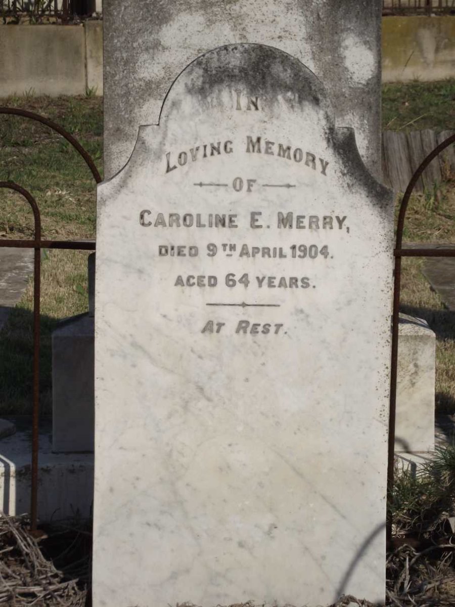 MERRY Caroline E. -1904