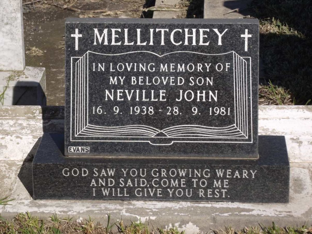 MELLITCHEY Neville John 1938-1981