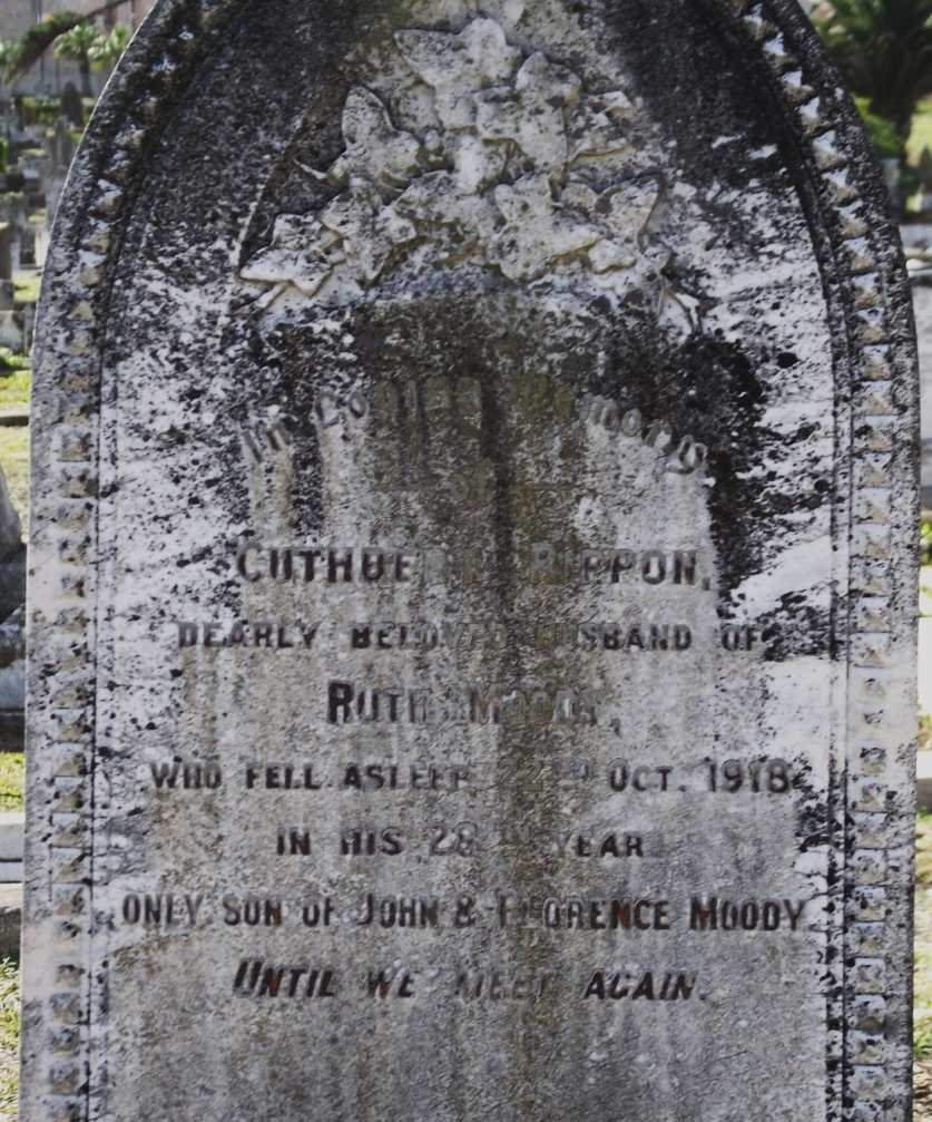 MOODY Cuthbert Rippon -1918