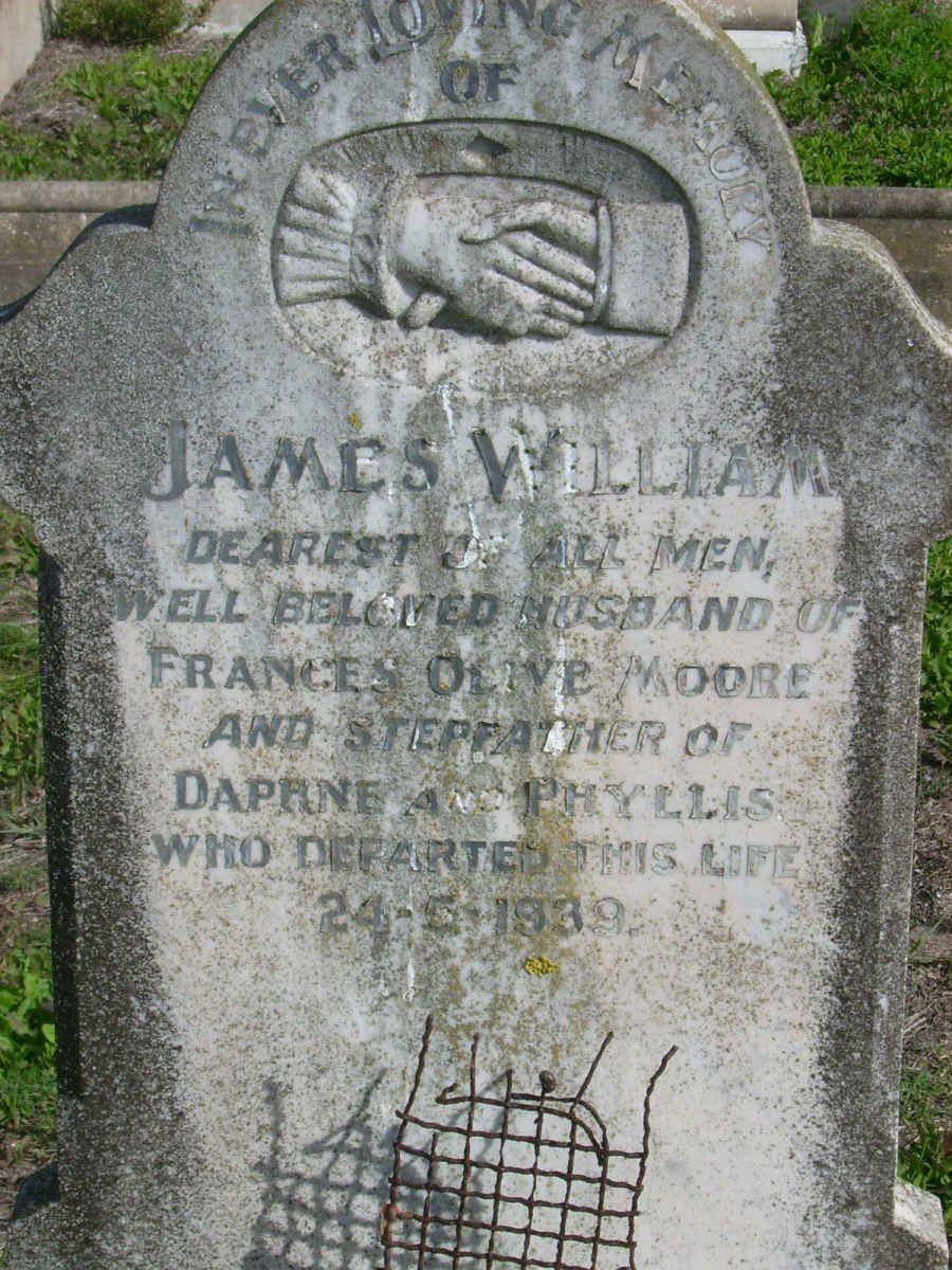 MOORE James William -1939