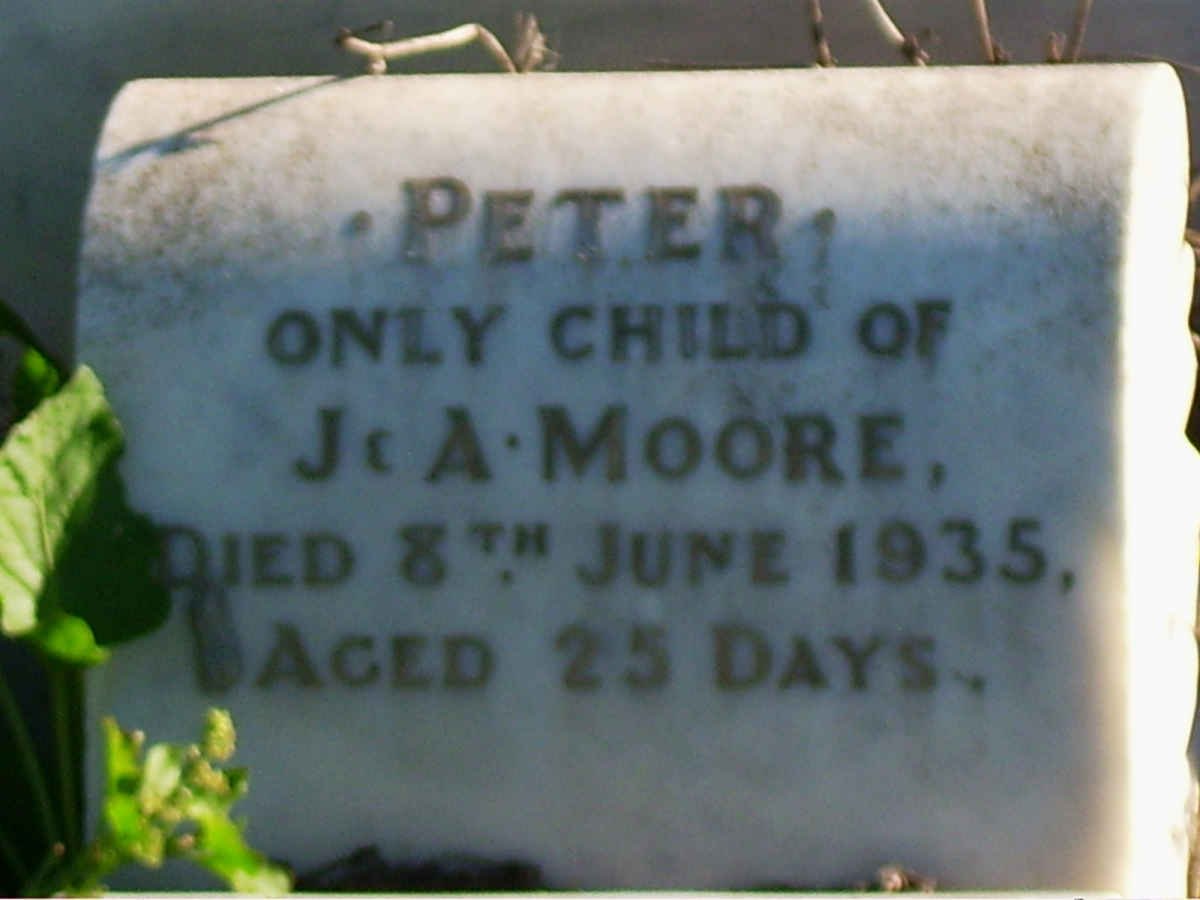 MOORE Peter -1935