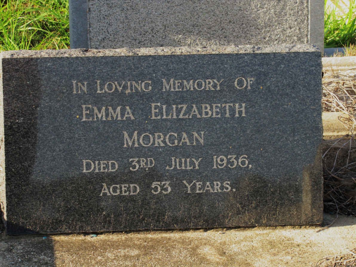 MORGAN Emma Elizabeth -1936