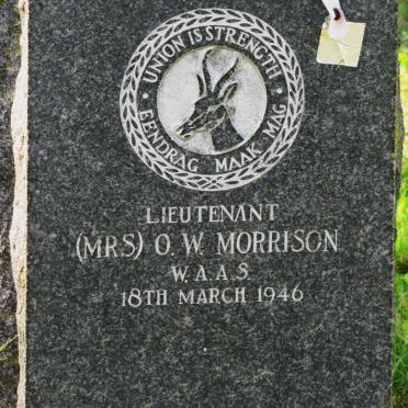 MORRISON O.W. -1946