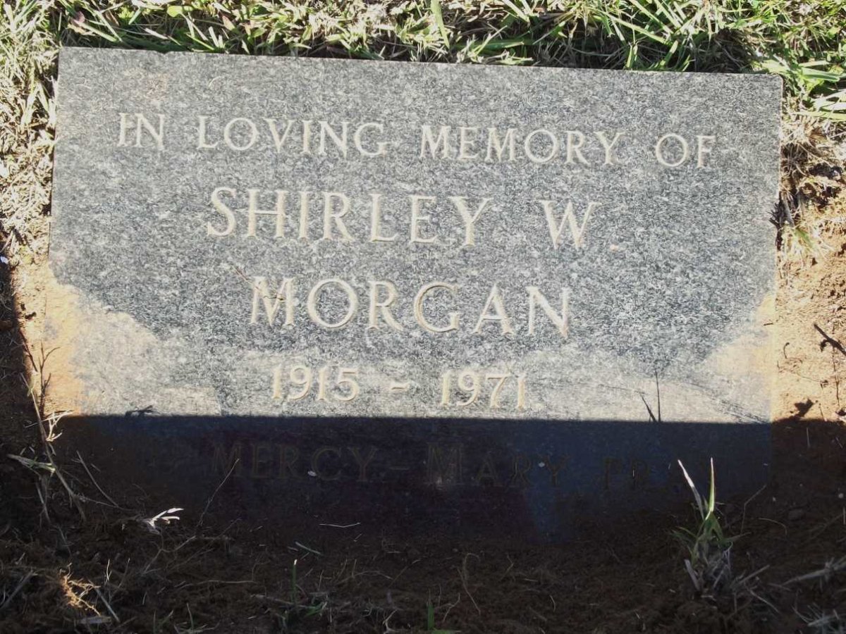 MORGAN Shirley W. 1915-1971
