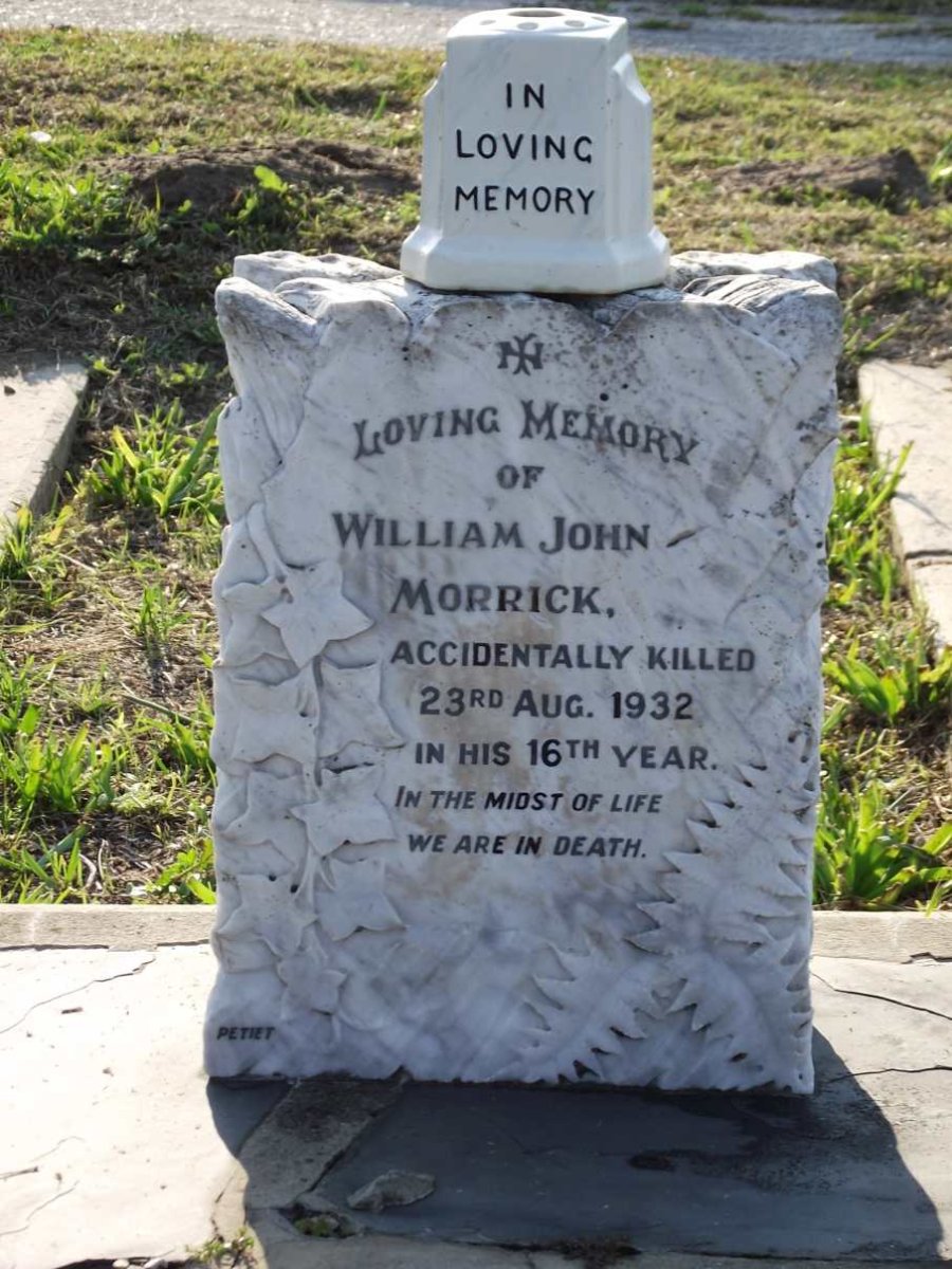 MORRICK William John -1932