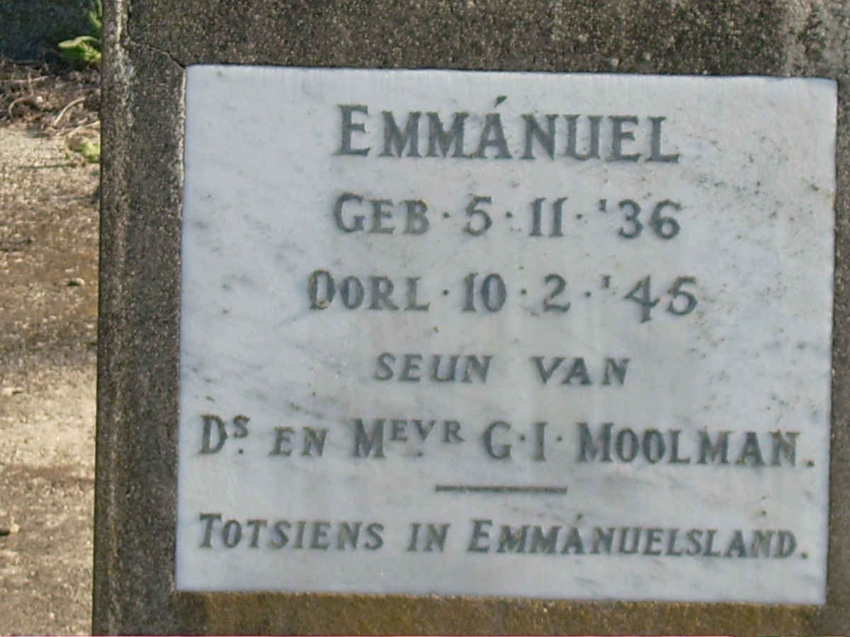 MOOLMAN Emmanuel 1936-1945