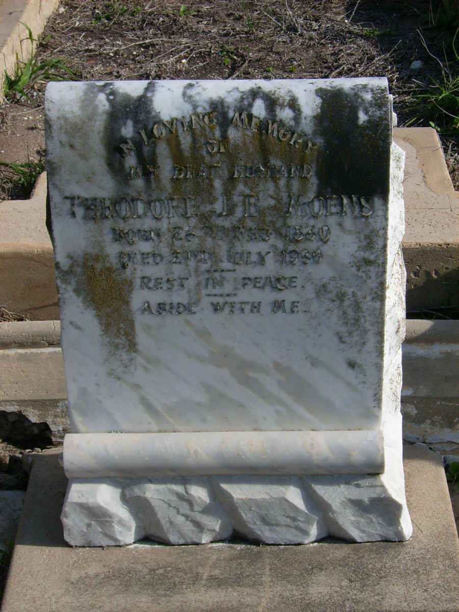 MOENS Theodore J.B.1880-1930