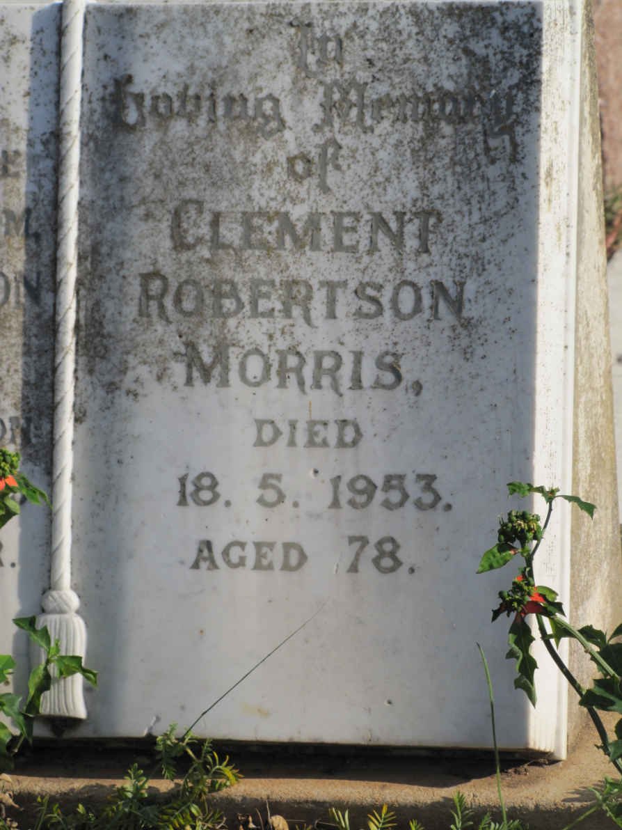 MORRIS Clement Robertson -1953