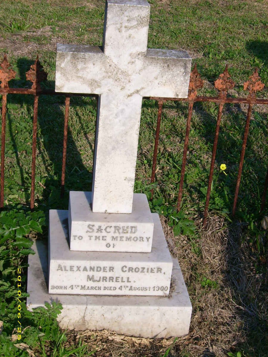MURRELL Alexander Crozier 1900-1900