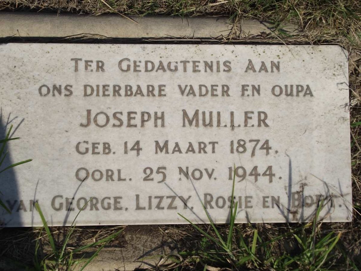 MULLER Joseph 1874-1944