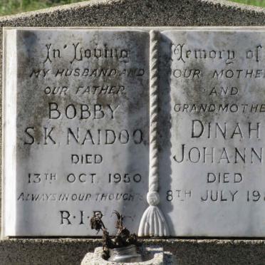 NAIDOO Bobby S.K. -1950 &amp; Dinah -1985