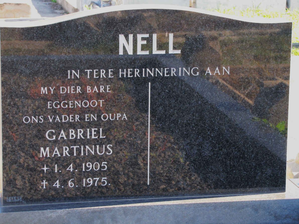 NELL Gabriel Martinus 1905-1975