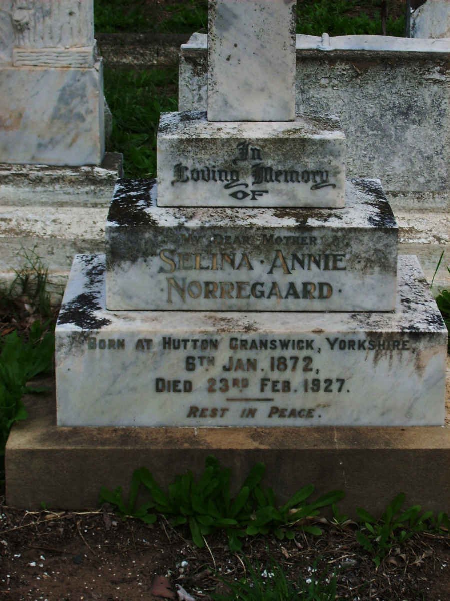 NORREGAARD Selina Annie 1872-1927