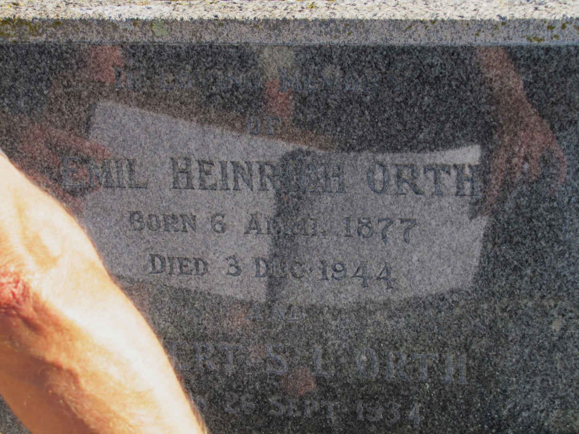 ORTH  Emil Heinrich 1877-1944