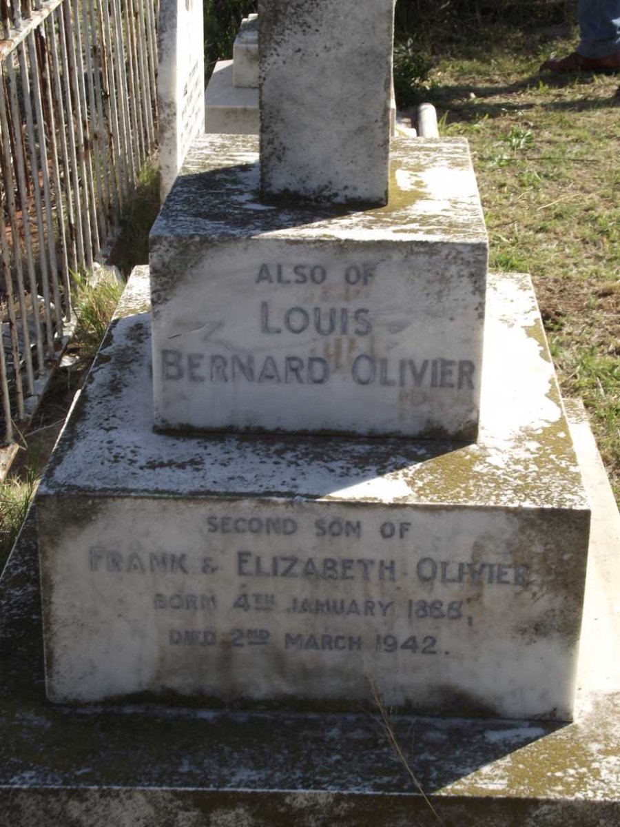 OLIVIER Louis Bernard 1868-1942