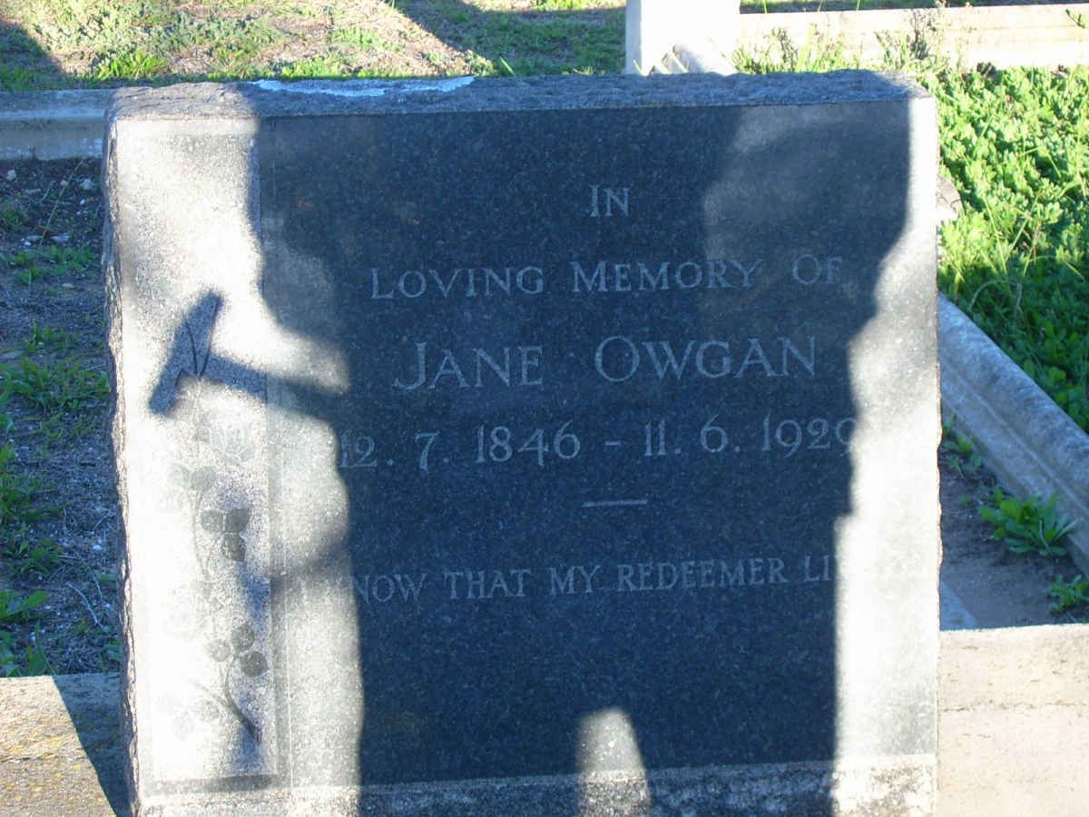 OWGAN Jane 1846-1929