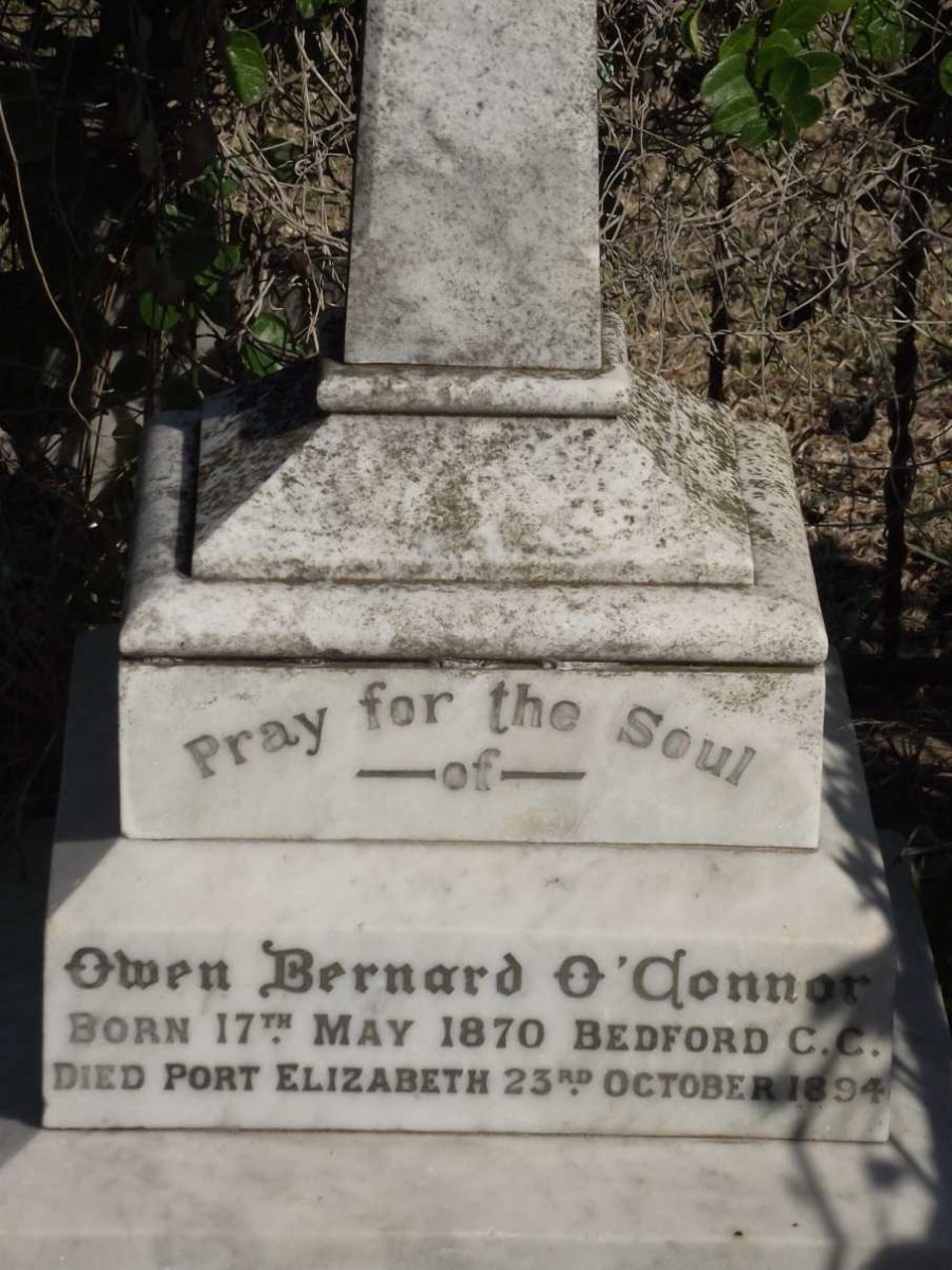 O'CONNOR Owen Bernhard 1870-1894