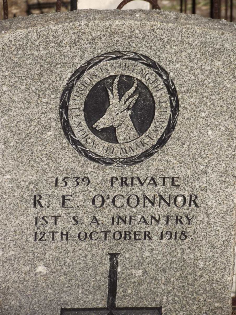 O'CONNOR R.E. -1918