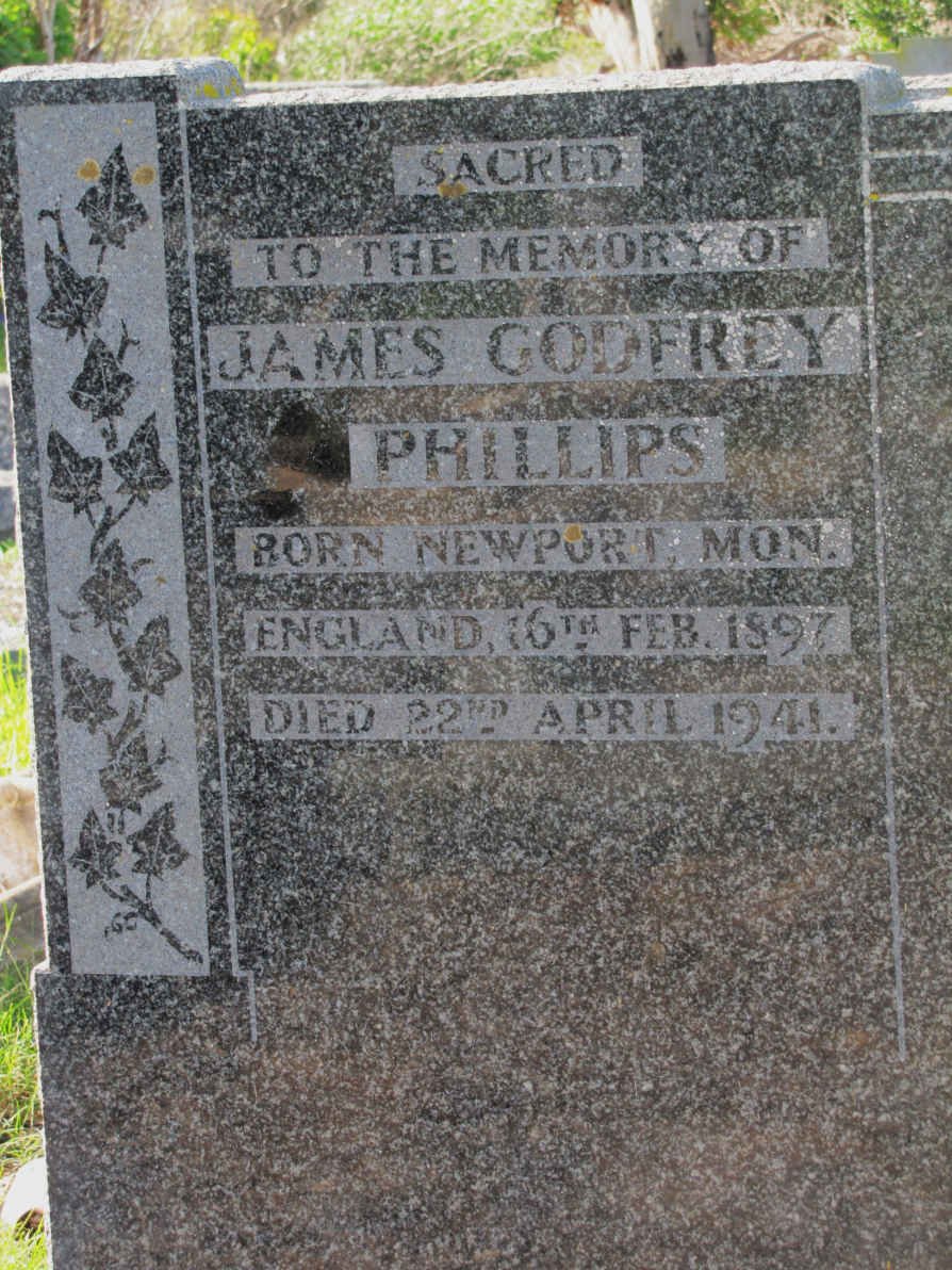 PHILLIPS James Godfrey 1897-1941
