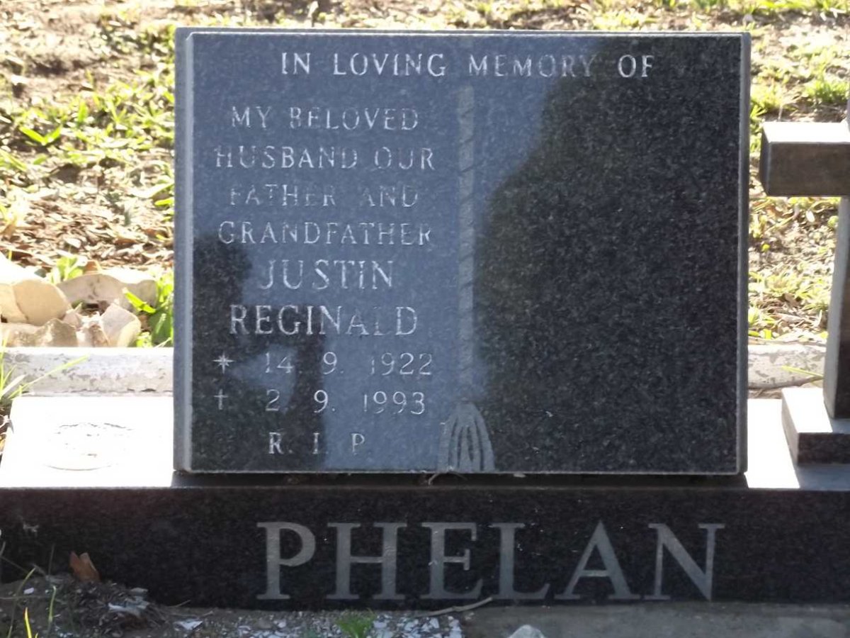 PHELAN Justin Reginald 1922-1993