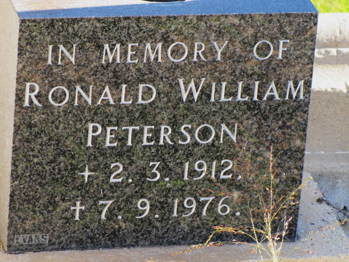 PETERSON Ronald William 1912-1976