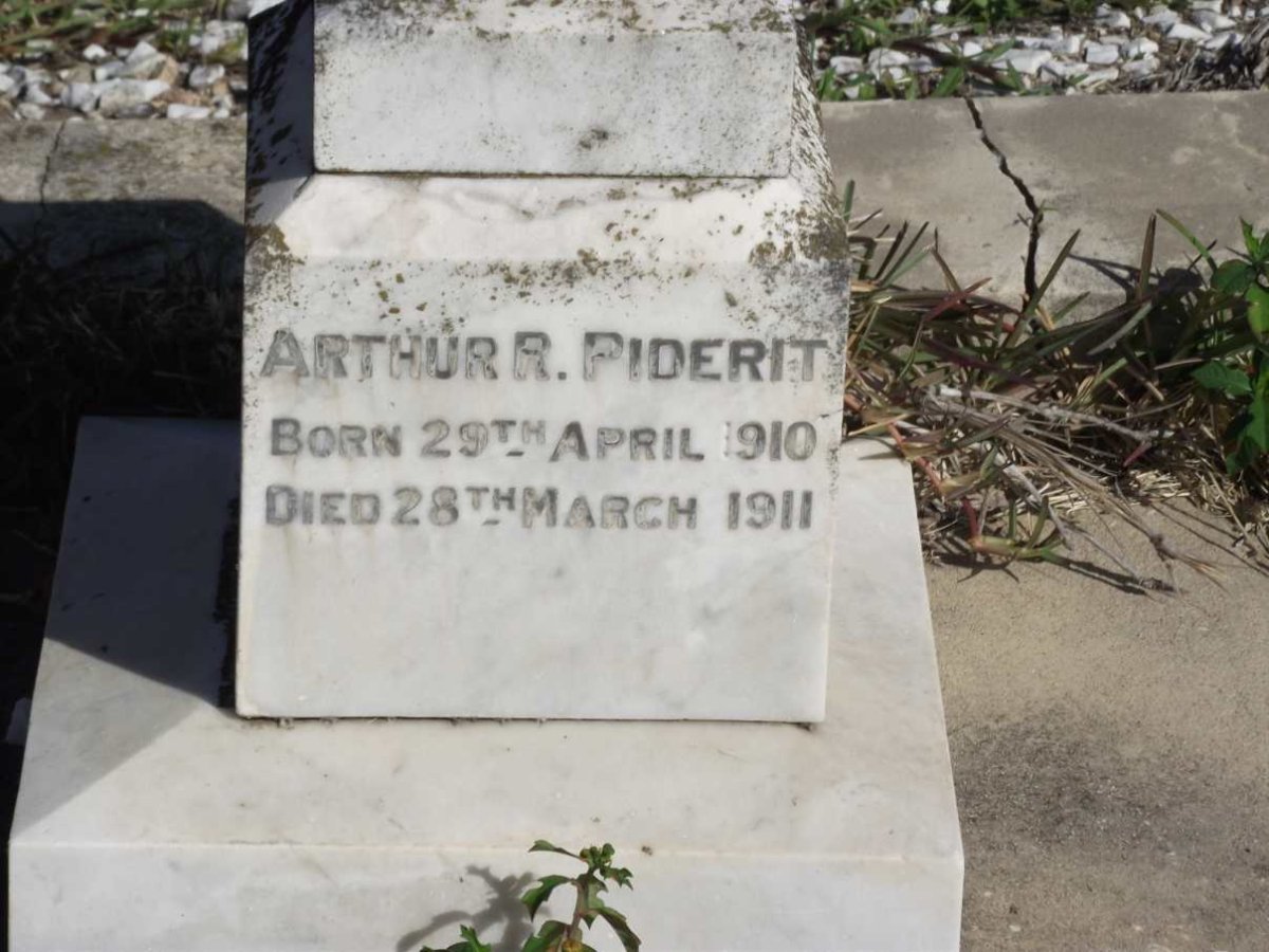 PIDERIT Arthur R. 1910-1911