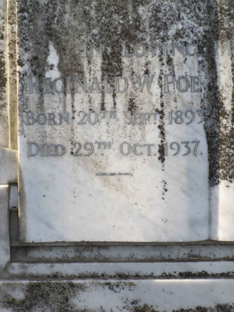 POE Reginald W. 1893-1937